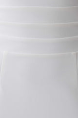 Elan Stretch Crepe Maxi Dress - White