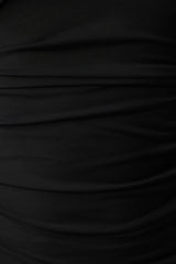 Luu Off Shoulder Slinky Top - Black