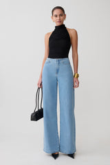 Caitlin Mid Rise Denim Jeans - Classic Blue