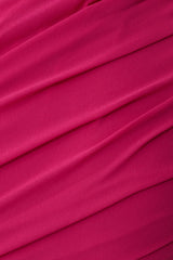 Aria Chiffon Cut Out Maxi Dress - Fuchsia