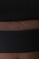Paulina Cut Out Strapless Maxi Dress - Black