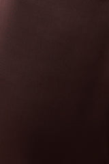 Kayla Silk Blend Straight Leg Pants - Dark Chocolate