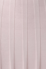 Pia Ribbed Strapless Maxi Dress - Baby Pink