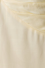 Chiara Halter Satin Maxi Dress - Buttermilk