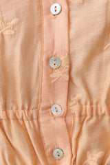 Vivian Embroidered Sleeveless Top - Orange