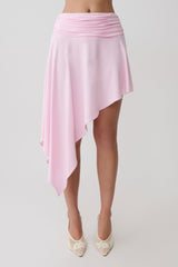 Talise Modal Hankie Midi Skirt - Ballet Pink