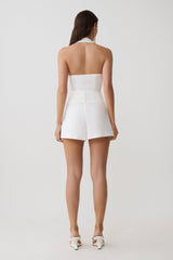 Emery Multi-Wear Cotton Midi Dress - White