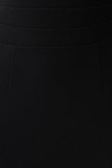 Elan Stretch Crepe Maxi Dress - Black