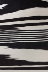 Ashtin Cross Front Knit Maxi Dress - Linear Shift Print