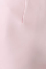 Anne Satin Mini Short - Pale Pink
