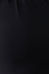 Jemma One Shoulder Tie Midi Dress - Black