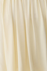 Safiya Strapless Gathered Bubble Mini Dress - Lemon