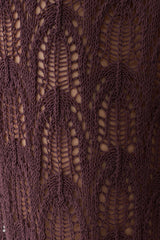 Glinda Crochet Pants - Chocolate