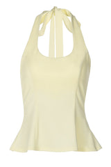 Slim Tie Back Sexy Halter Top