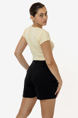 RCT372 - Cotton Twill Pleated Short