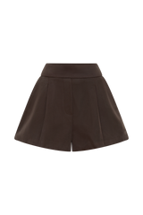 Alden High Waisted Short - Chocolate