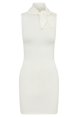 Amilee Scarf Knit Mini Dress - Ivory