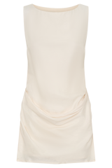 Bexley Draped Mini Dress - Ivory