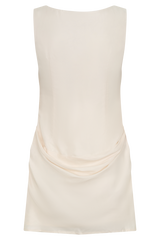 Bexley Draped Mini Dress - Ivory