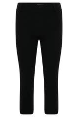 Blanca Stretch Crepe Capri Pants - Black