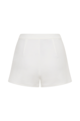 Blanca Stretch Crepe Shorts - White