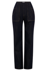 Clarrissa High Rise Jeans - Washed Indigo Blue