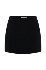Dayana Cotton Mini Skirt - Black