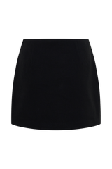 Dayana Cotton Mini Skirt - Black
