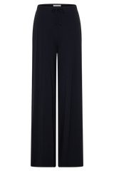Dewi Wide Leg Modal Pants - Black