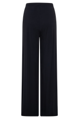 Dewi Wide Leg Modal Pants - Black