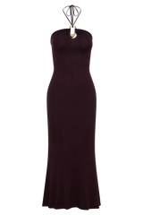 Dimitri Knit Midi Dress - Chocolate