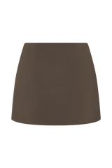 Effy Suiting Mini Skirt - Cacao Brown