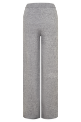 Evan Knit Wide Leg Pants - Grey Marle