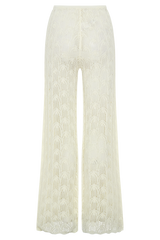 Glinda Crochet Pants - Ivory