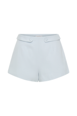 Josephine Cotton Shorts With Waistbands - Ice Blue