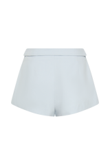 Josephine Cotton Shorts With Waistbands - Ice Blue