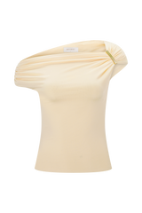 Kinsley Slinky Top With Hardware - Pale Lemon