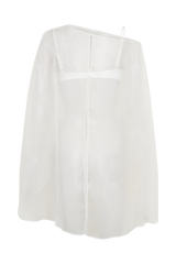 Kirstine Bralette With Chiffon Cape - Ivory