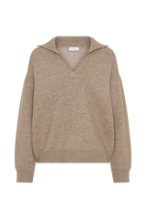 Luca Knit Jumper - Beige Marle