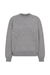 Lulu Oversized Knit Jumper - Grey Marle