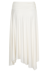 Luu Slinky Midi Skirt - Ivory