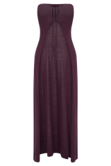 Marimae Long Knit Top - Plum