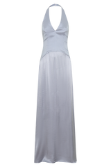 Maura Taffeta And Satin Maxi Dress - Cornflower Blue