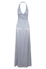 Maura Taffeta And Satin Maxi Dress - Cornflower Blue