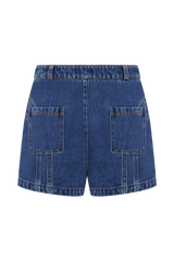 Meadow Denim Shorts - Dark Blue