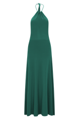 Meg Halter Tassel Maxi Dress - Emerald