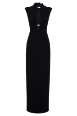 Michelle Cut Out Maxi Dress - Black