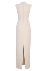 Michelle Cut Out Maxi Dress - Buttercream