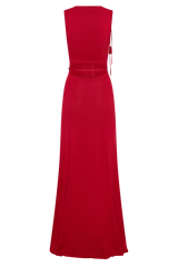 Monay Tulip Maxi Dress - Raspberry