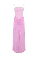 Roisin Slinky Maxi Dress - Powder Pink